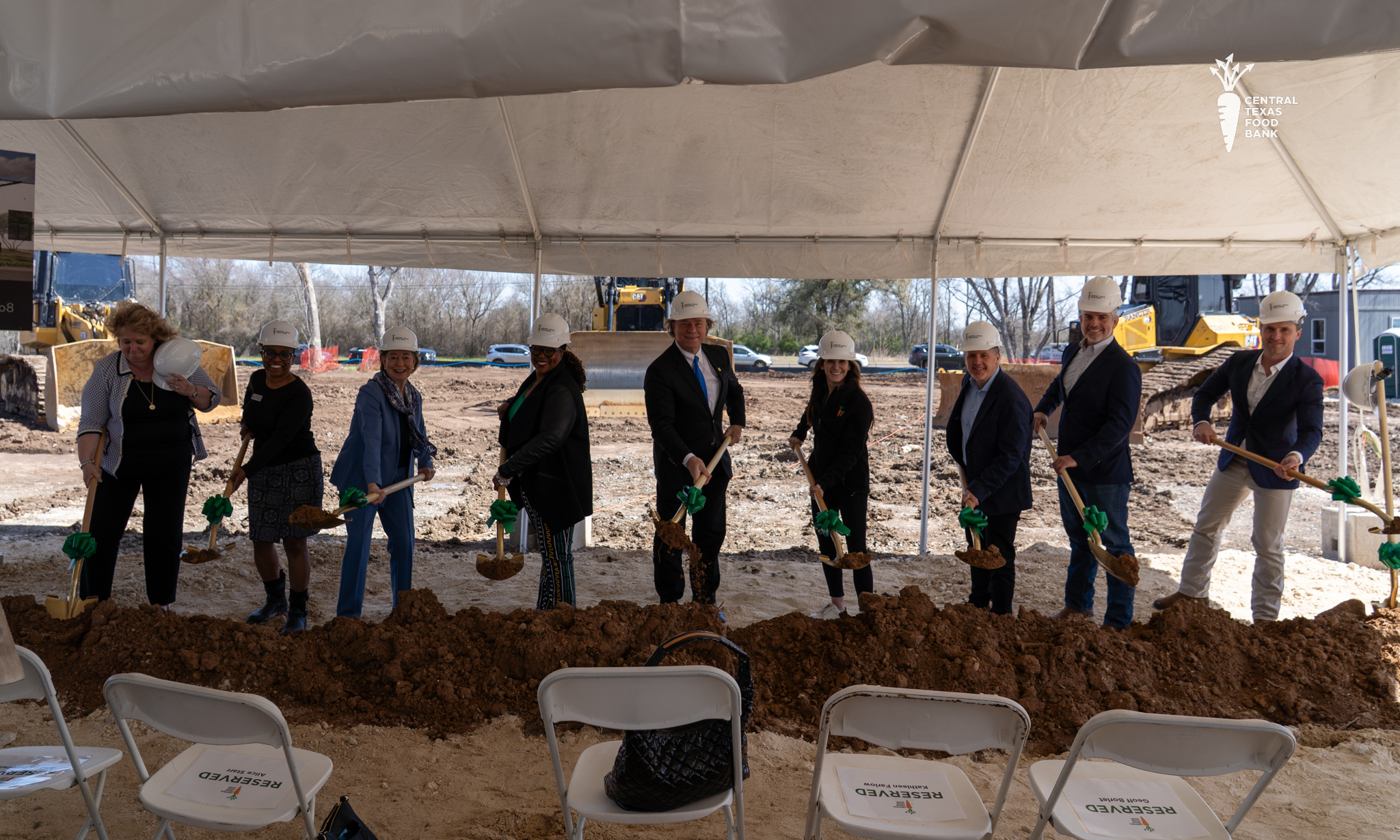 CTFB Board Members at Waco groundbreaking